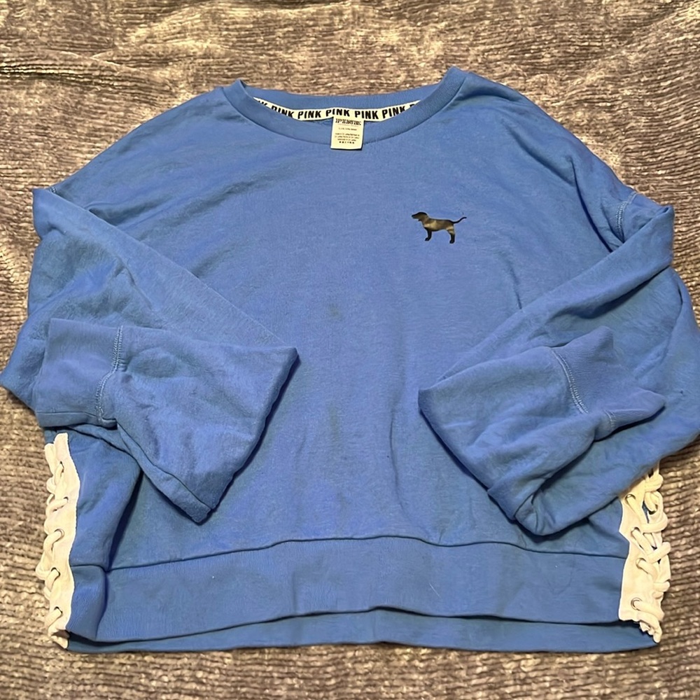 Pink cropped long sleeve